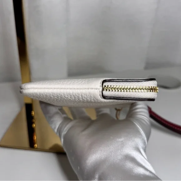 Coach Snowflake Bear Corner Zip Wristlet Wallet - Picture 3 of 9